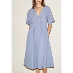 Deiji Studios Pillow Check Dress